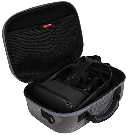 Hermitshell Hard Travel Case for Meta Quest 2/Oculus Quest 2/ Oculus Quest All-in-one VR Gaming Headset (Grey)