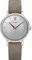 Junkers Therese Damen Analog Quarz Uhr Lederarmband Vintage Silber-rosé 9.01.01.07