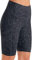 Persit Kurze Sporthose Damen, High Waist Radlerhose Sport Shorts Sommer Laufhose Grau Seidenband S