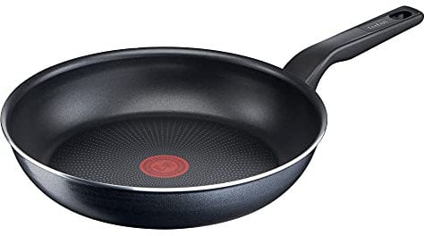 Tefal C38506 XL Force Bratpfanne 28 cm | Antihaftversiegelung | widerstandsfähig | robust | Thermo-Signal | Diffusion Base Pfannenboden | extragroße Form | stabiler Griff | Schwarz