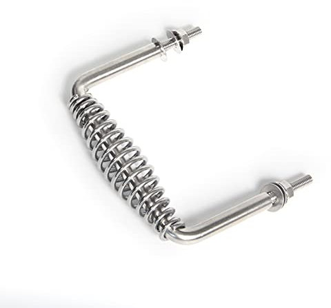 FIRELOOP Heavy Duty Spring Handle with Mounting Bracket 6 for BBQ, Grill, Wood Stove, Smoker