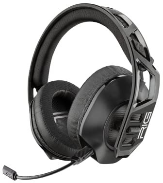 RIG 700HS Ultraleichtes kabelloses Gaming-Headset mit abnehmbarem Mikrofon mit Geräuschunterdrückung für Playstation PS4, PS5, Nintendo Switch (angedockt), PC, USB - Schwarz