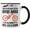Trendation - Fahrradfahrer Geschenk Tasse mit Spruch Rennrad Mountainbike Geschenkidee Radfahrer Lustig (Schwarz)