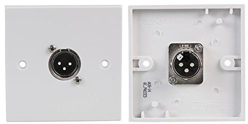 Placa de pared XLR Plug Blanco