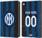 Head Case Designs Licenza Ufficiale Personalizzata Personale Inter Milan Home Kit Stemma 2022/23 Custodia Portafoglio in Pelle Compatibile con Apple iPad Air 2 (2014)