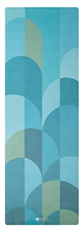Yoga Design Lab Combo Yogamatte | rutschfest, Matte/Handtuch, Guter Halt bei viel Schweiß, Naturkautschuk | mit Tragegurt (Rise, 3.5)