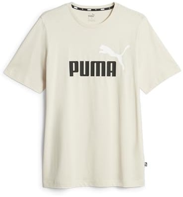 Puma Herren ESS+ 2 Col Logo Tee T-Shirt, Alpine Snow, L EU