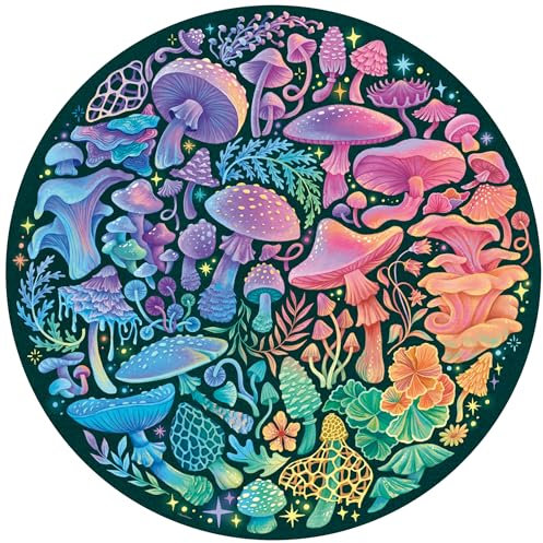Ravensburger - Puzzle für Erwachsene - Rundes Puzzle mit 500 Teilen - Geeignet ab 12 Jahren - Pilze (Farbkreis) - Puzzle Made in Europe - 12000822