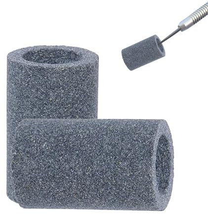 Jasminum 2 Stück Dartpfeile Spitzer, Rund Dart Point Spitzer, Dart Schleifstein für Metall Darts, Steeldart Spitzen Zubehör, Sharpening Stones für Steel Tip Darts für Steel Dartpfeile Mit Metallspitze