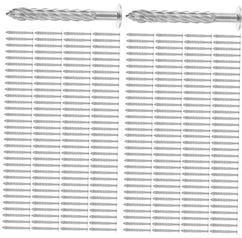 Gatuida 100pcs Stainless Steel M8x70 Expansion Screw Nails for Carpet Trim Floor Fasteners DIY Installation Secure Hold Household Accessories