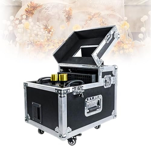 Bühnen-Doppelnebelmaschine, 900 W DMX 512 Control Fog Hazer Mit LCD-Bedienfeld, kein Vorheizen erforderlich Bühneneffektmaschine für Party, Hochzeit, Disco, Bar