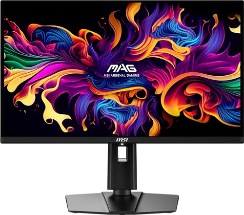 MSI MAG 271QPX QD-OLED E2 Monitor da gioco 2K 27, 2560 x 1440 (QHD), tempo di risposta 0,03 ms, 240 Hz, True Black HDR 400, HDMI, porta DP, inclinazione e altezza regolabili