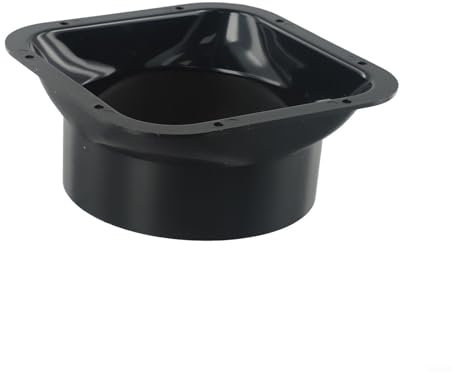 Hasaller ABS-Kunststoffkanalverbinder, Flansch, Klimaanlage, gerader Rohrflansch, HVAC-Kanal-Verbindungsstück für Heizung, Kühlung, Wohnlüftung (150 mm)