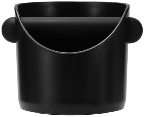 Kinberry Coffee Knock Box, 0.45l Coffee Bin Container, Plastic Espresso Coffee Grounds Knock Box Durable Coffee Machine Accessories Coffee Puck Bin for Ninja Sage Knock Boxes