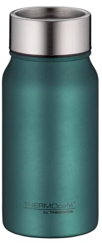 THERMOcafé by THERMOS TC DRINKING MUG moss green mat 0,35l, Thermobecher Edelstahl, Isolierbecher, Kaffeebecher to Go Thermo, auslaufsicher, 8h heiß & 16h kalt, spülmaschinenfest, BPA-frei