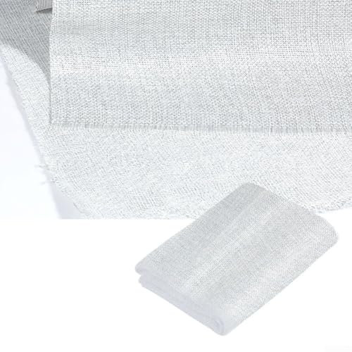Protective Dust Cover Dacron Speaker Grill Cloth for Amplifiers and For Speakers (Light gray)