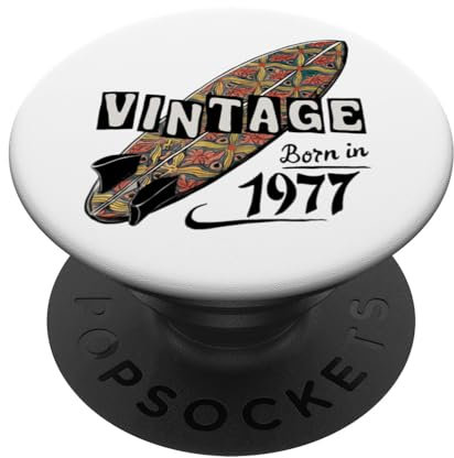Geboren im Jahr 1977, Vintage Best Of 1977 PopSockets Klebender PopGrip
