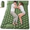 KUOGAS Matelas Camping 2 Place, Tapis de Sol Camping élargi et épaissi, Pneumatique avec Pompe à air à Pédale, Matelas Ultra-Léger et Portable, Idéal pour La Plage, La Randonnée