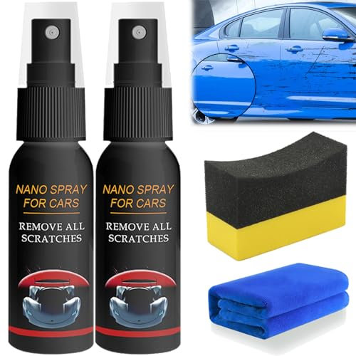 Nurafix Kratzerentferner Spray für Autolacke, Nano-Autospray für alle Lackfarben (2)