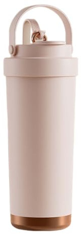 Water Tumbler with Straw, 750 ml Insulated Tumbler, Ceramic Coating Bottle, Leakproof Lid Design, Ideale per auto, campeggio, palestra, allenamento, quotidiano uso, Hiking, 2,76 x 3,35 x 10,04 pollici