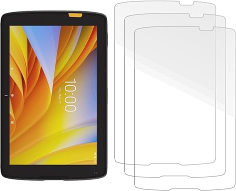 Displayschutzfolie für Zebra ET40/ET45, Gehärtetes Glas, 3 Stück, 10,1 Zoll | Gehärtetes Glas,
