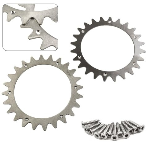 URPIZY Rasenroboter Spikes für S und M Modelle S300, M500, M700, M1000, S450i, S500i, S700i, M800i, M900, M1000i, M500 2.0, M700 2.0 aus 304 Edelstahl, 2 Stück mit Schrauben
