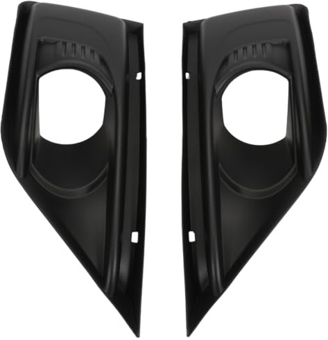 LDLRVeX 2 Grilles Antibrouillard 7414SC Pour C4 Picasso Gauche Droite Avant | ABS anti-choc anti-UV; Rénove l’apparence avant; Noir