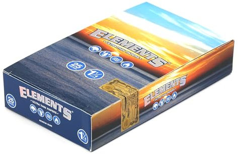 1 boîte 1/4 ELEMENTS 1 Taille du papier à rouler ULTRA MINCE