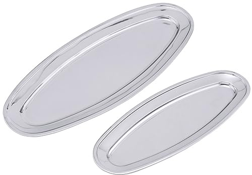 Fischplatte [ 2er Set] Größe: 60 x 24,5cm