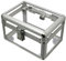 ROC Cases Clear Plastic Storage Carry Case 200x140x140mm Arts and Crafts Make-Up Vanity Box