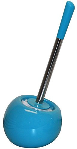 Sanwood 6402421 Coppa WC-Bürstengarnitur, Keramik, Aquarius, 16 x 37 x 16 cm