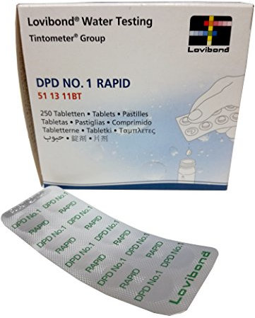 Lovibond DPD No 1 Rapid Dissolve Tablets. 250 tablets