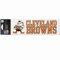 WinCraft NFL Cleveland Browns WCR48905014 Perfect Cut Aufkleber, 7,6 x 25,4 cm