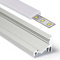 Alupona Aluprofil CORNER (CO) Ecke 2 Meter Aluminium Profil-Leiste eloxiert für LED Streifen - Set inkl Abdeckung-Schiene milchig-weiß opal mit Montage-Klammern und Endkappen (2 Meter milchig click), EB-CO-2-mc-mE