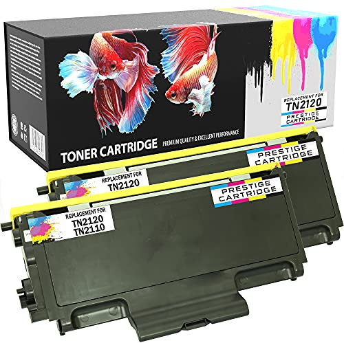 Prestige Cartridge TN2120 TN2110 2-er Pack Toner kompatibel für Brother HL-2140 HL-2150 HL-2150N HL-2170 HL-2170W DCP-7030 DCP-7040 DCP-7045N MFC-7320 MFC-7340 MFC-7345DN MFC-7440N MFC-7840W