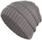 Balinco Damen und Herren Strickmütze - gestrickte Wintermütze (6a) (Grau)