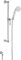 ENKI ES009 Traditional Shower Slider Riser Rail Kit Handheld Head Hose Chrome