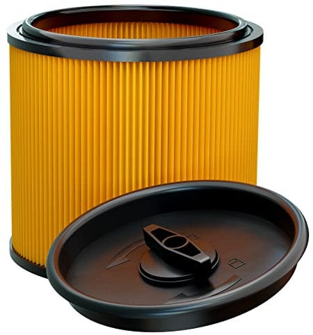 vhbw filtro a pieghe piatte compatibile con Grizzly NTS 1423-S Inox - Cartuccia filtrante