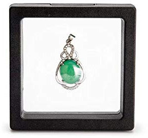 Wagoodter 3 Stück 3D schwebende Rahmen Display Halter Schmuck Aufbewahrungsbox für Herausforderung Münzen, AA Medaillons,Antik Schmuck, Geschenk (8,9 X 8,9 X 8,9CM)