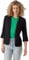 VERO MODA Blazer Leggero da Donna Maniche a Tre Quarti, Elegante Giacca da Lavoro Leggera, Colore:Nero, Taglia:XS