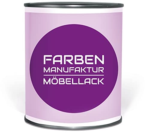 Farben Manufaktur Möbelfarbe Möbellack Holzfarbe Holzlack Shabby Chic Vintage Antik Holz RAL 1L, Farbe: ca. RAL 1037 Sonnengelb
