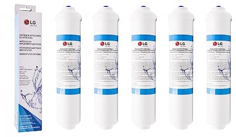 LG 5231JA2010B Replacement Refrigerator Fridge Water Filter Cartridge 'Push Fit Fitting' (5 Pack)