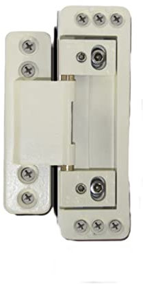 Bisagras 2 Piezas Bisagra Bisagra Ajustable Puerta Invisible Aleación De Aluminio Puerta Bisagra Cruzada Bisagra Oscura Blanco