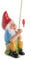 Rakso Oskar Schneider GmbH & Co. KG Gartenzwerg Angler sitzend - 37cm mit Echtheitszertifikat