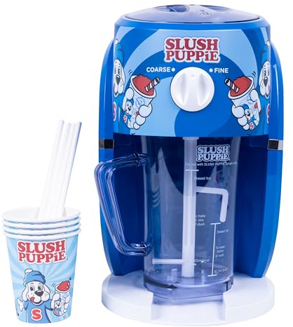 Slush Puppie - Máquina para hacer conos de nieve. Máquina de afeitar de hielo Slushy Maker Hace hasta 1 litro de delicioso cachorro de granizado en minutos. Producto oficial de Slush Puppie de Fizz