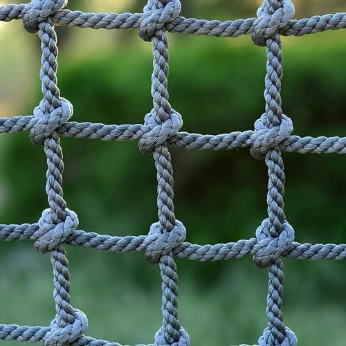 HXRW Filet de cadre d'escalade for enfants, corde d'escalade intérieure et extérieure for jardin, maison dans les arbres Aires de jeux pour enfants & Jeux d'extérieur ( Size : 3*3m(9.9*9.9ft) )