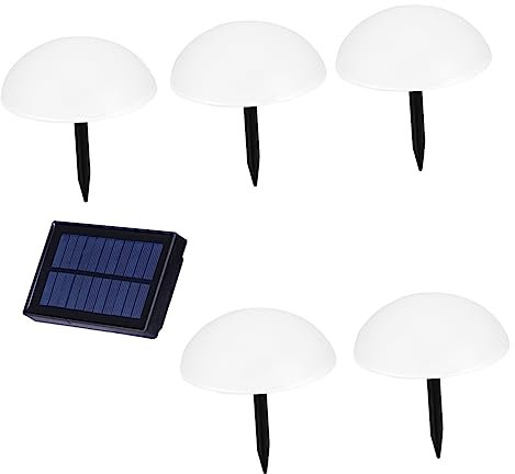 ORFOFE Solar-bodenleuchte Halbkugel Für Garten Hoflicht-ornament Solar-gartenleuchte Hoflampen-dekor -bodenleuchte Halbkugel Für Garten