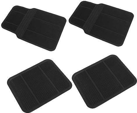 TINEASUR 1 Ensemble 4 Pièces Tapis De Sol De Voiture Tapis Automobile Tapis De Sol De Véhicule Coussinet De Pied De Voiture Imperméable À l'eau Doublure Arrière Tapis Auto Universel