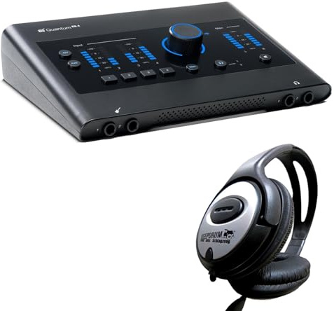 PreSonus Quantum ES 4 USB-C Audio Interface mit keepdrum Kopfhörer