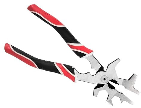 Pinze per Saldatura, Pinza per Saldatura Multifunzione in Acciaio al Carbonio, Strumenti per Saldatura, Accessori per Saldatura, per Avvitamento, Cesoiatura, Pulizia Delle Scorie di Saldatura (1)